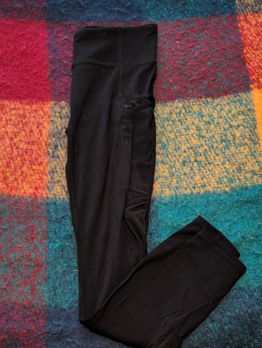 Black High-Waist Active Crop Leggings